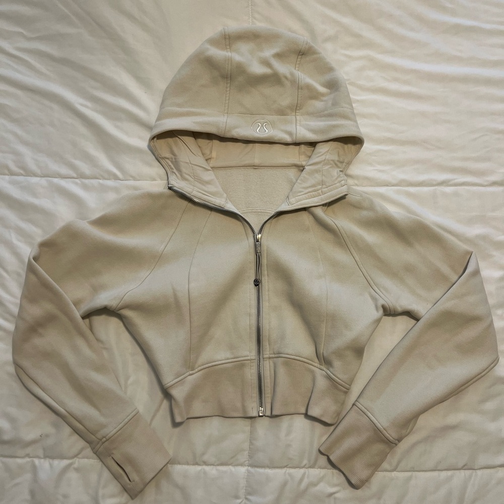 Lulu Lemon Cropped Zip Scuba Jacket